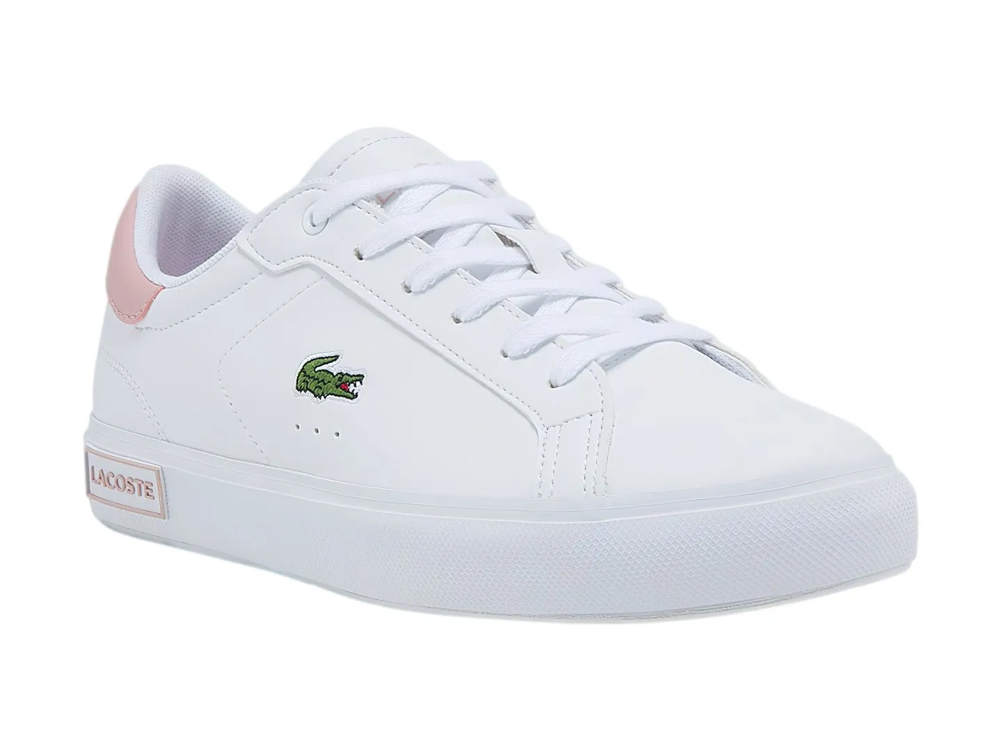 Tenis Lacoste Powercourt  Blanco Para Niña