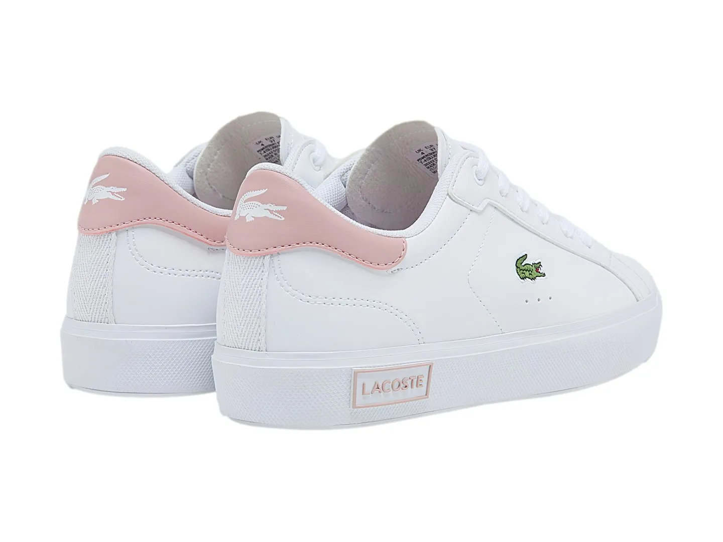 Tenis Lacoste Powercourt  Blanco Para Niña