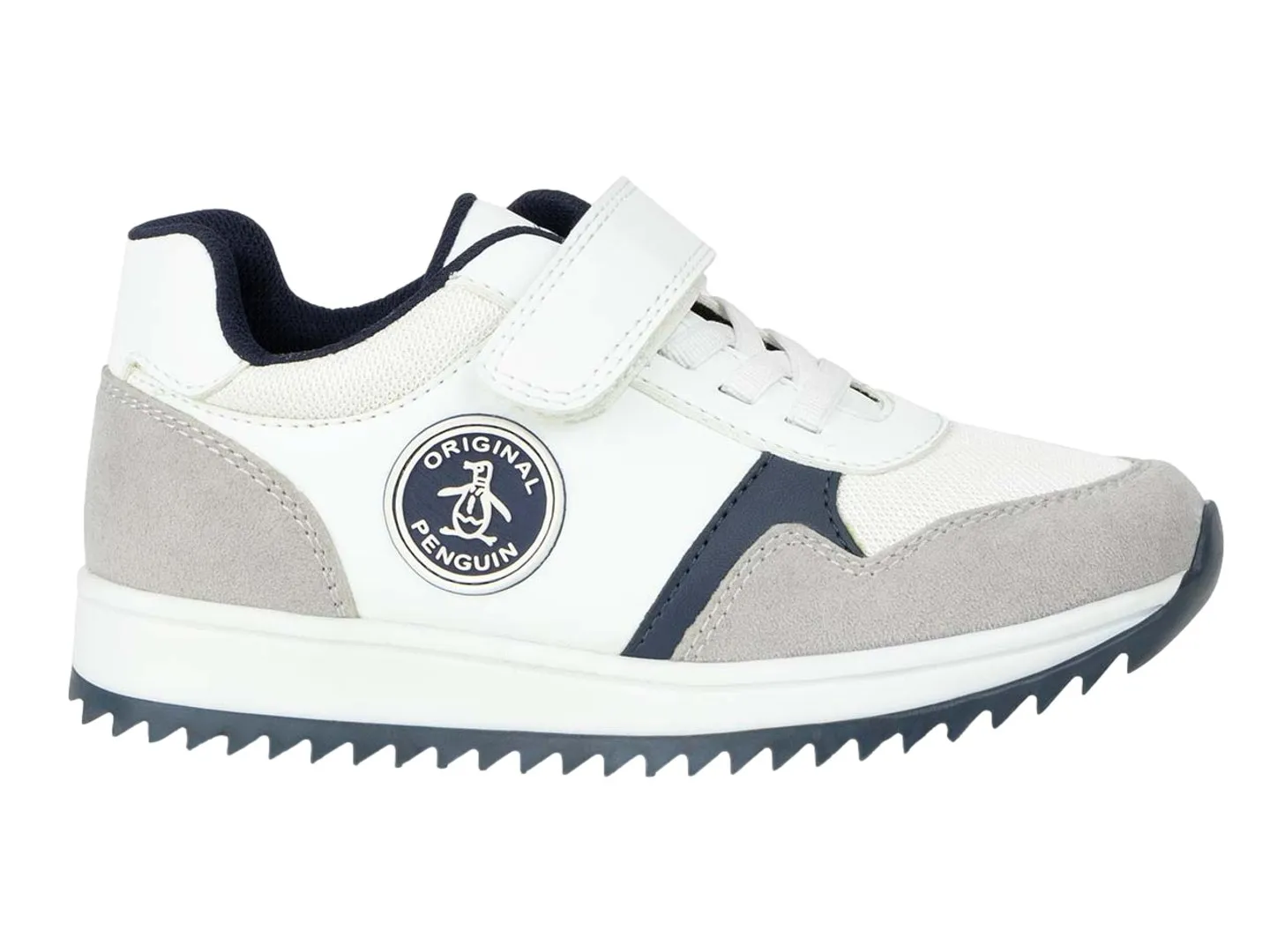 Tenis Penguin Barry Blanco Para Niño