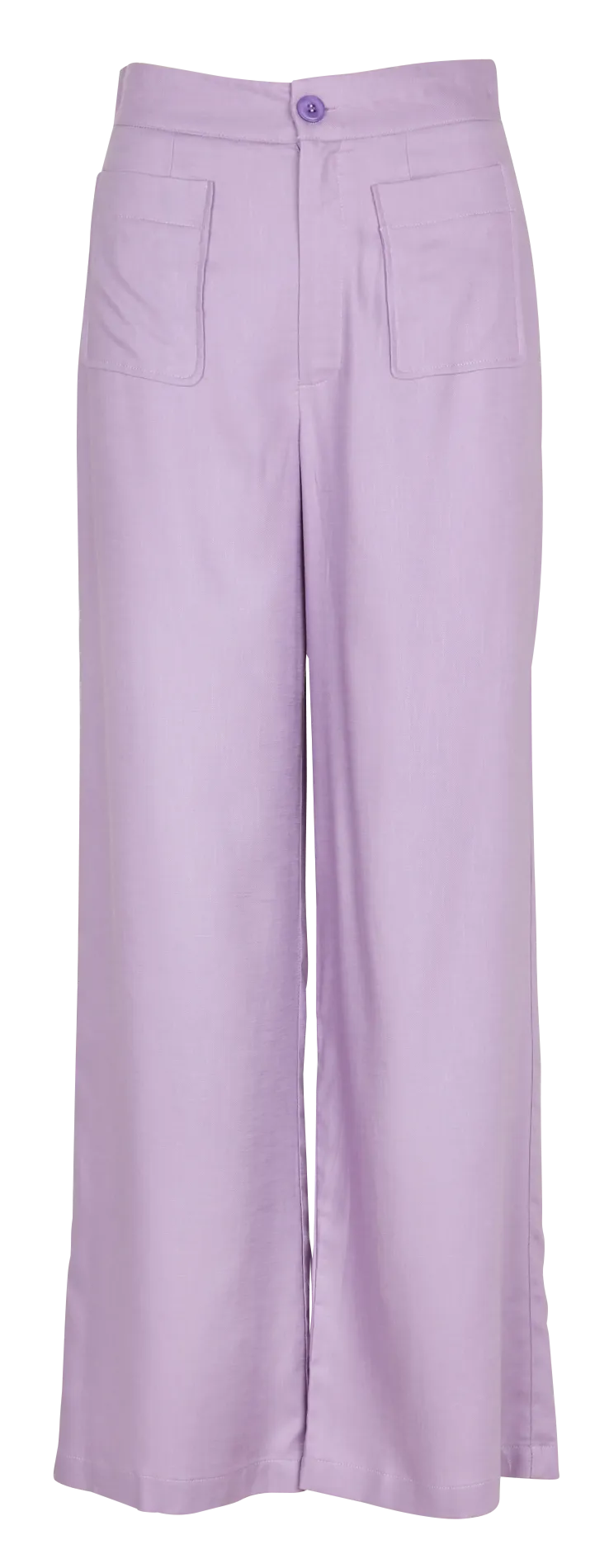 THE KORNER Pantalón ancho en violeta