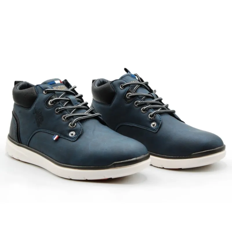 U.S. POLO YGOR004A Azul Bota corta cordones hombre