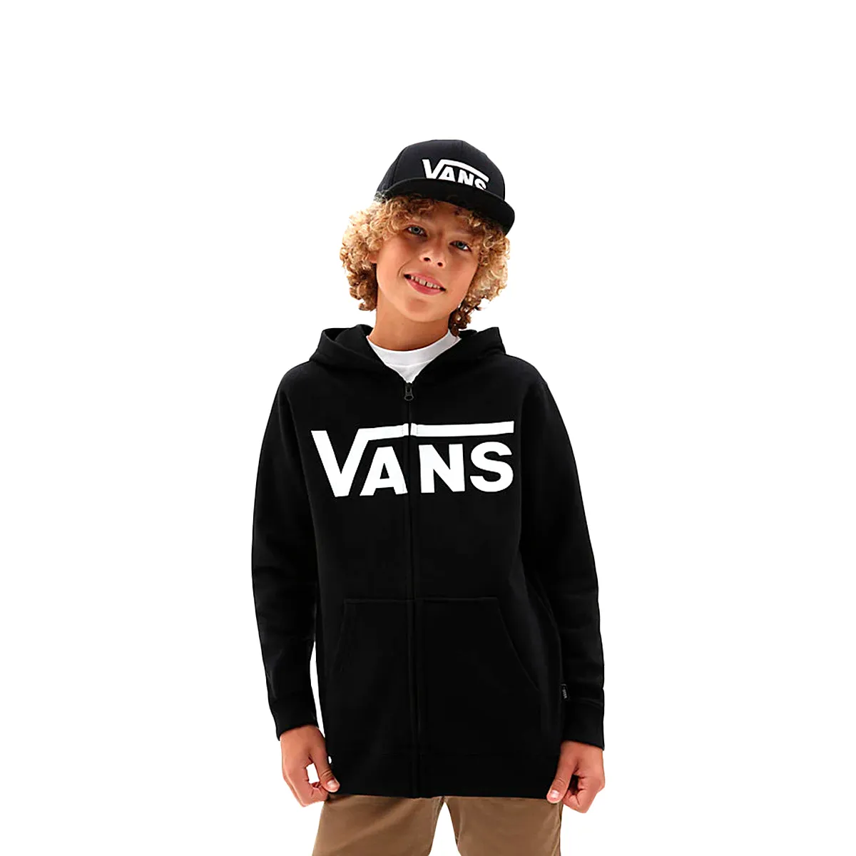 Vans Campera Classic Zip Hoodie – Niños – Vn0a4a62y28