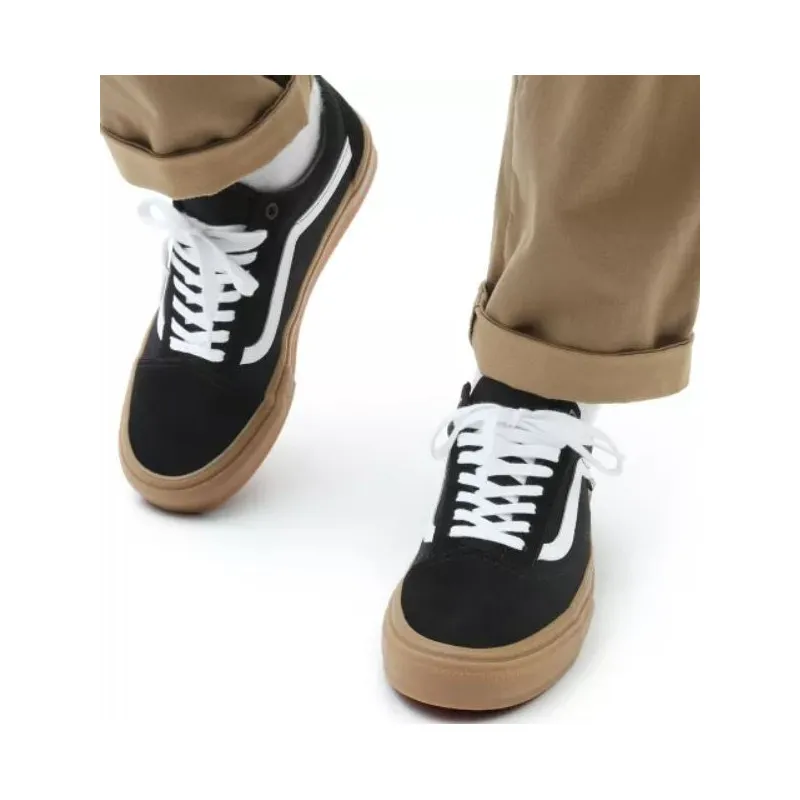 Vans MN Skate Old Skool (Negro/Goma) zapatos de hombre