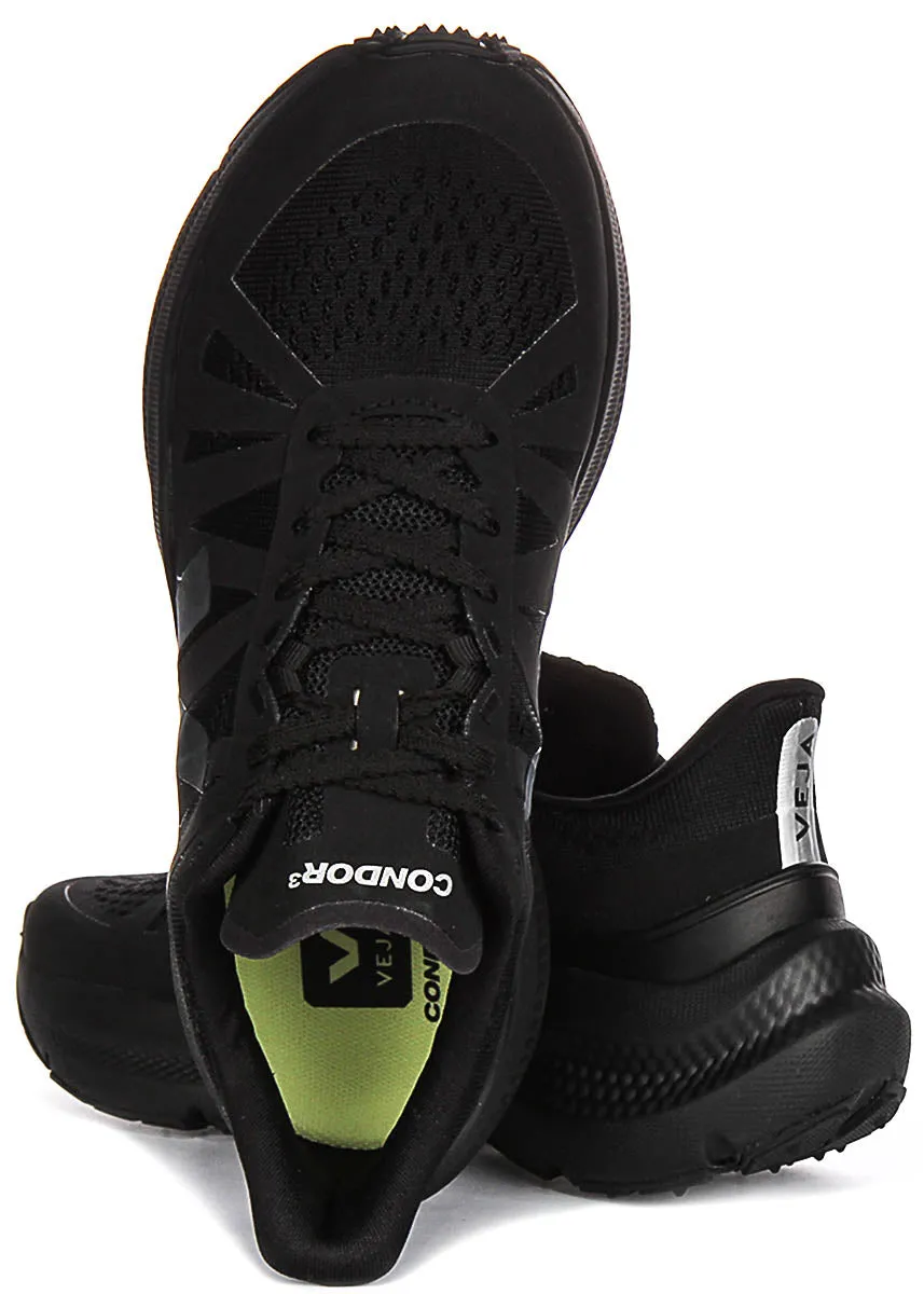 Veja Condor 3 Engine In All Black For Women