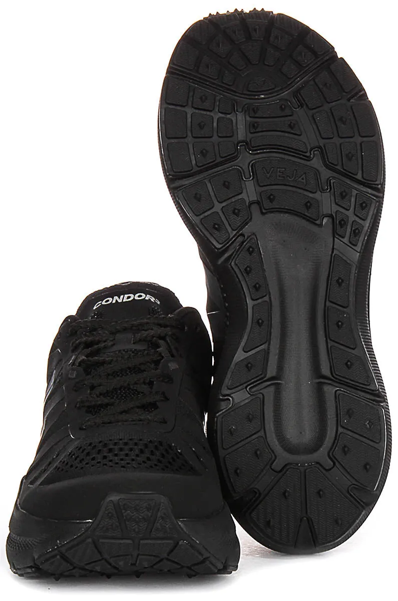 Veja Condor 3 Engine In All Black For Women