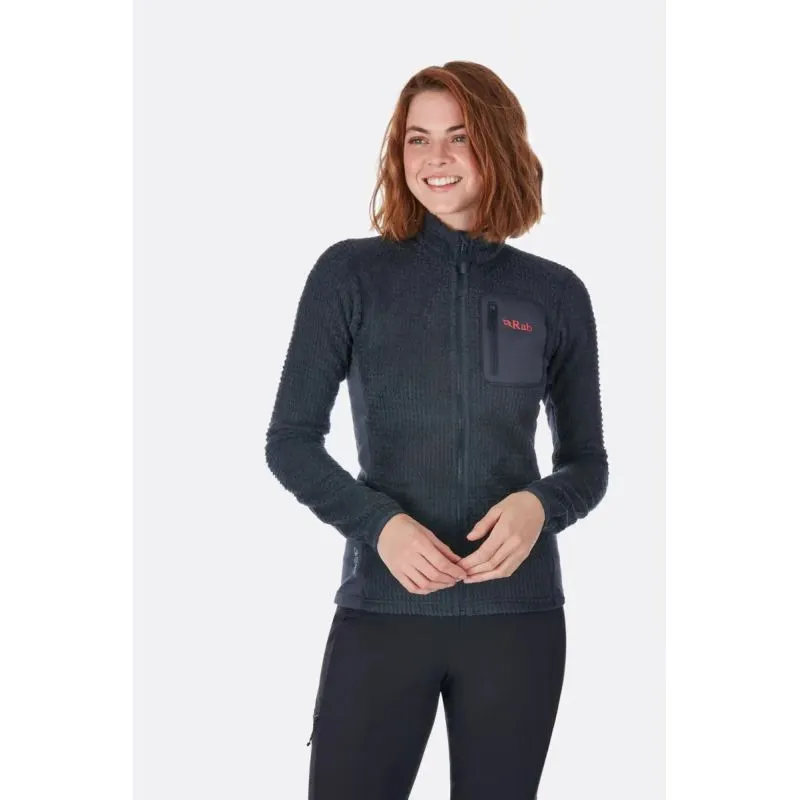 Vellón Rab Alpha Flash (Beluga) para mujer