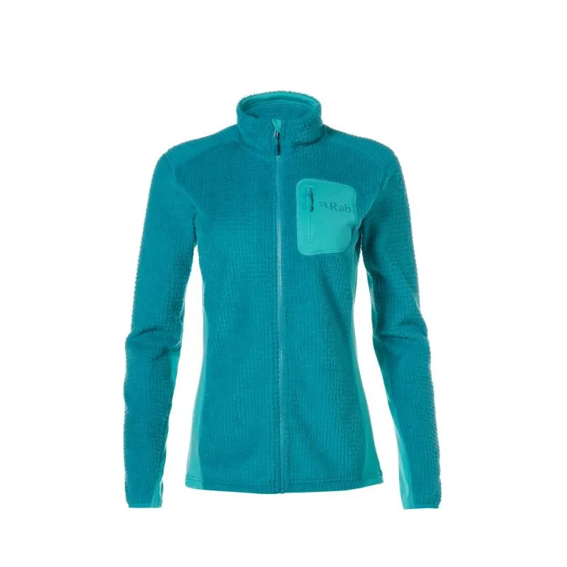 Vellón Rab Alpha Flash (Serenity / Seaglass) Mujer