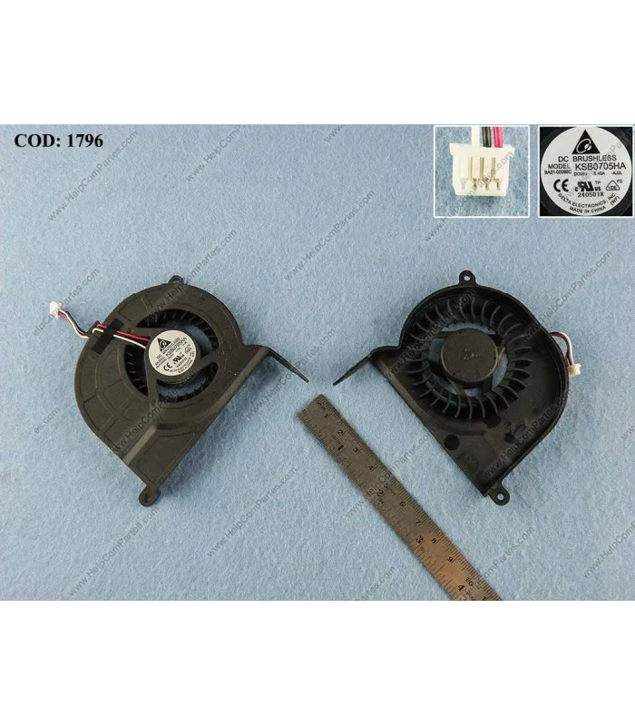 VENTI. SAMSUNG RV411 RV415 RV420 RV511 RV509 RV515 RV520 RV409 RC520 RC510 SERIES BA3100098A 3PIN ORIG.