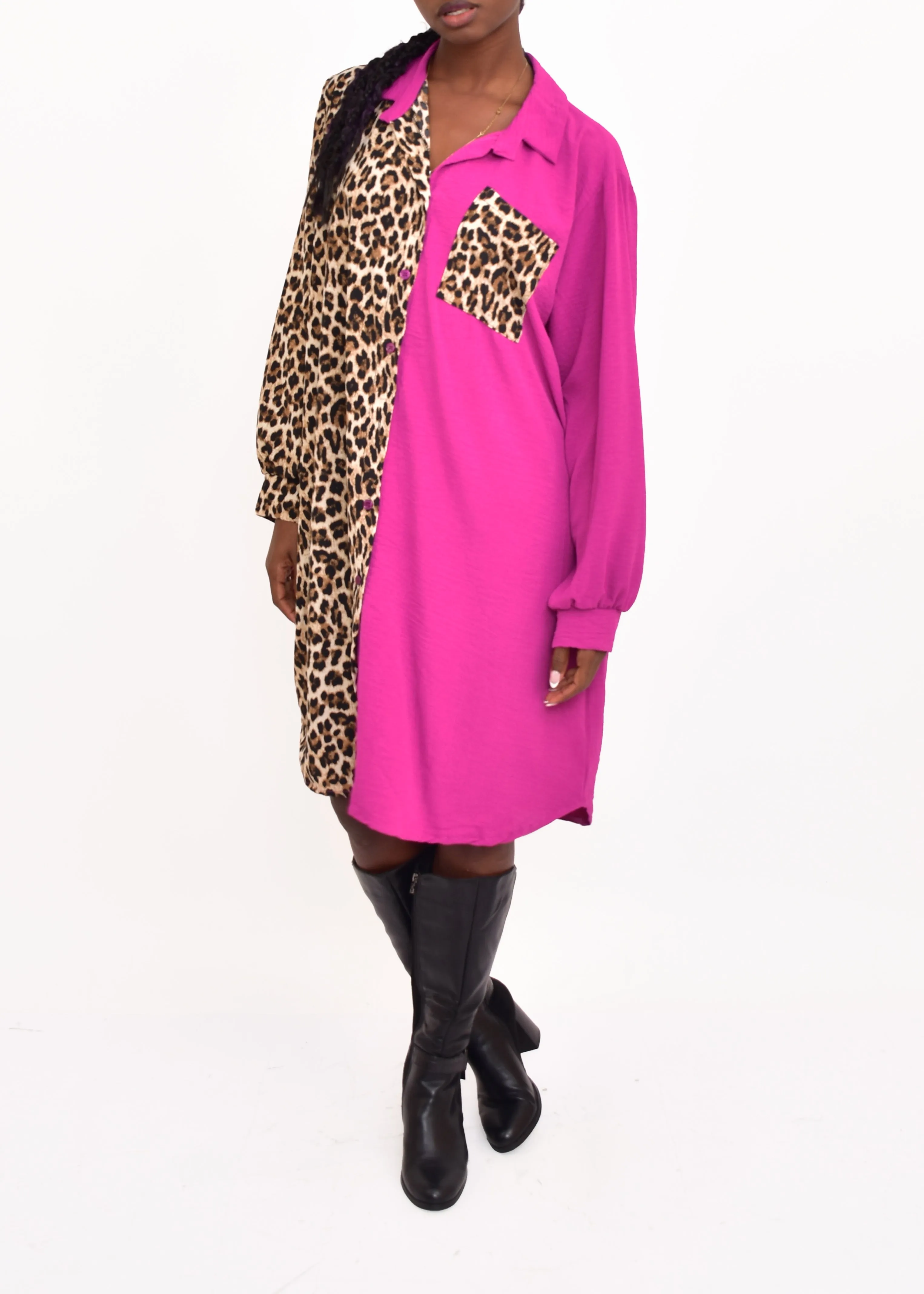 VESTIDO ANIMAL PRINT  BUGANVILLA