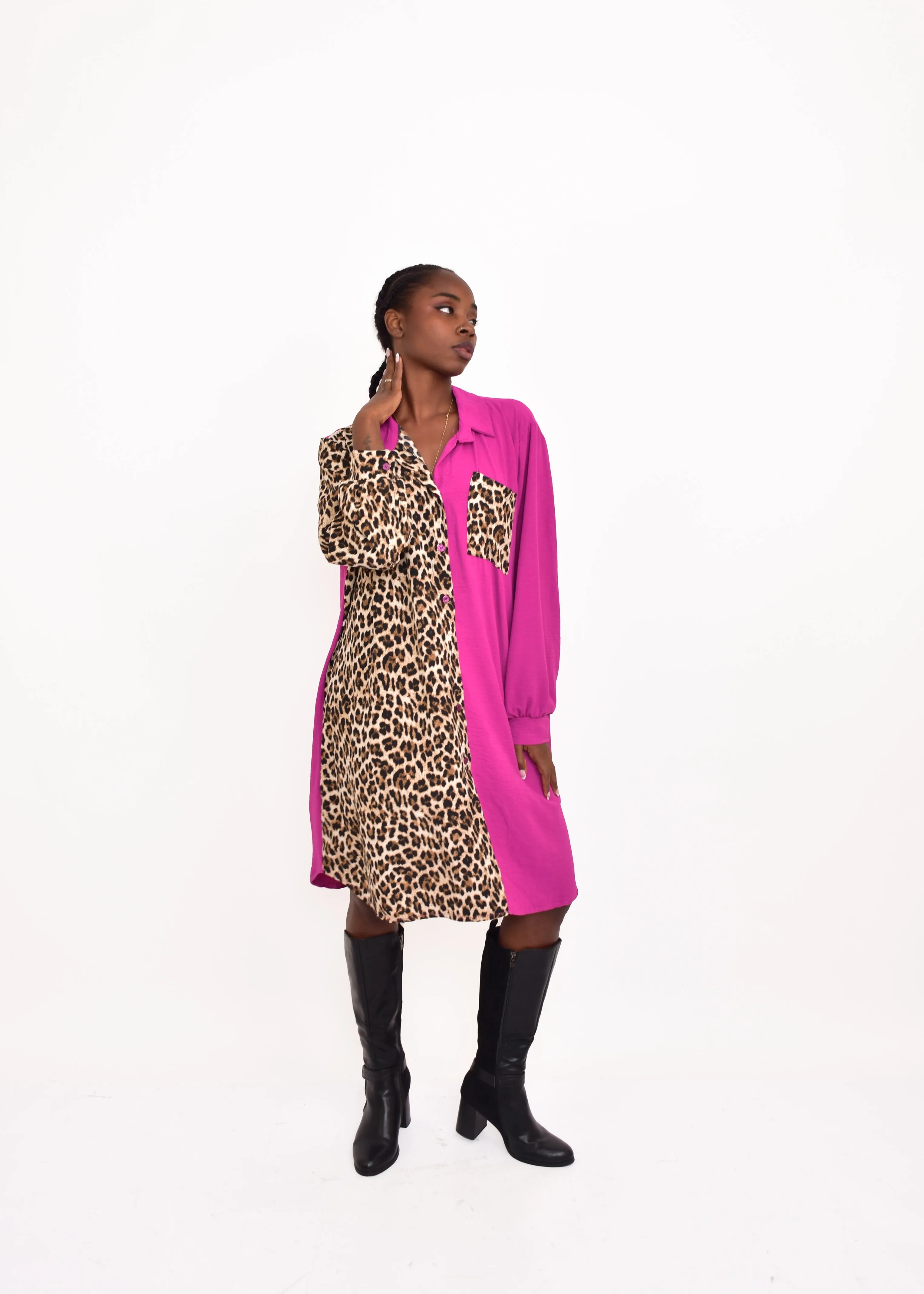 VESTIDO ANIMAL PRINT  BUGANVILLA