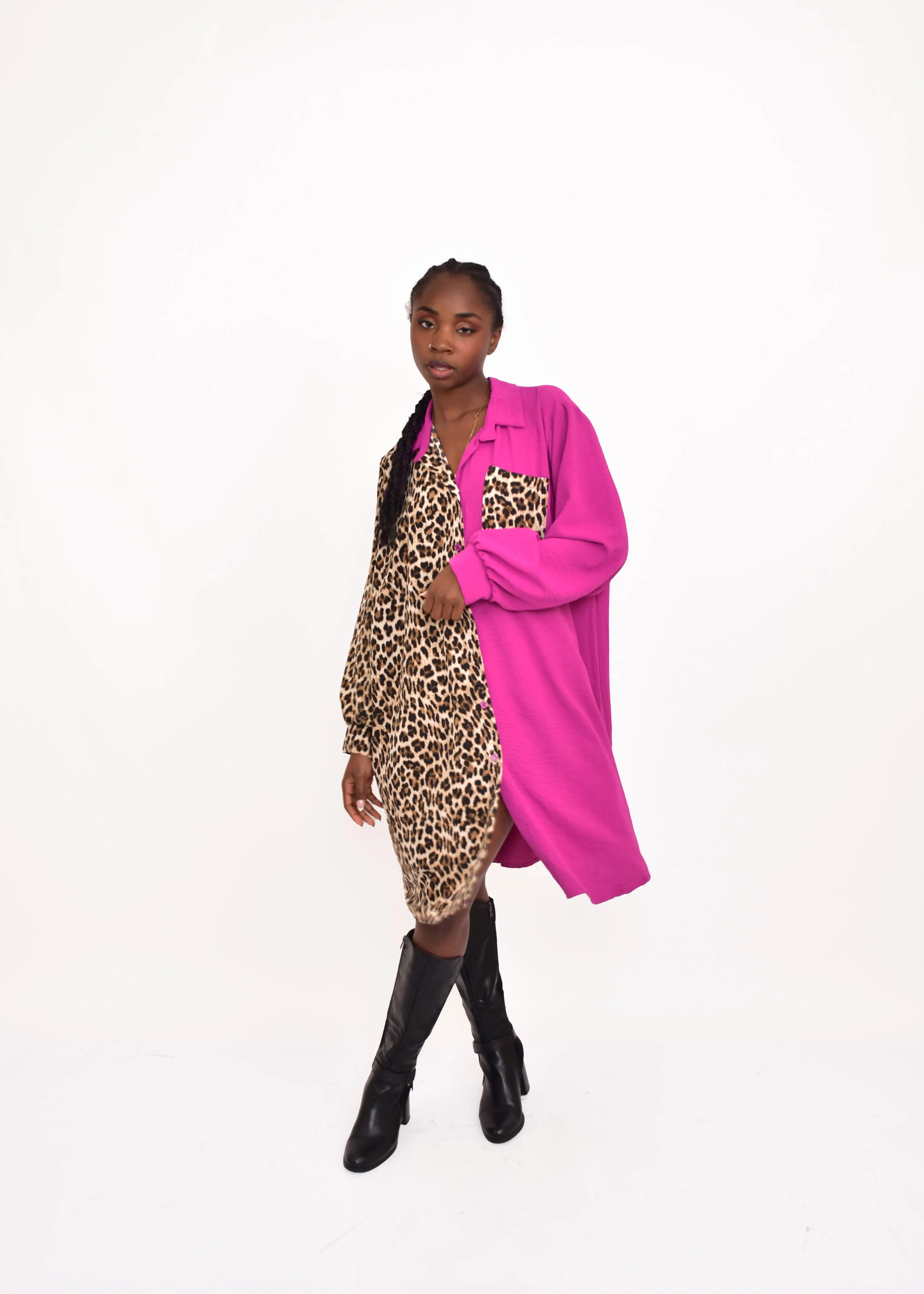 VESTIDO ANIMAL PRINT  BUGANVILLA