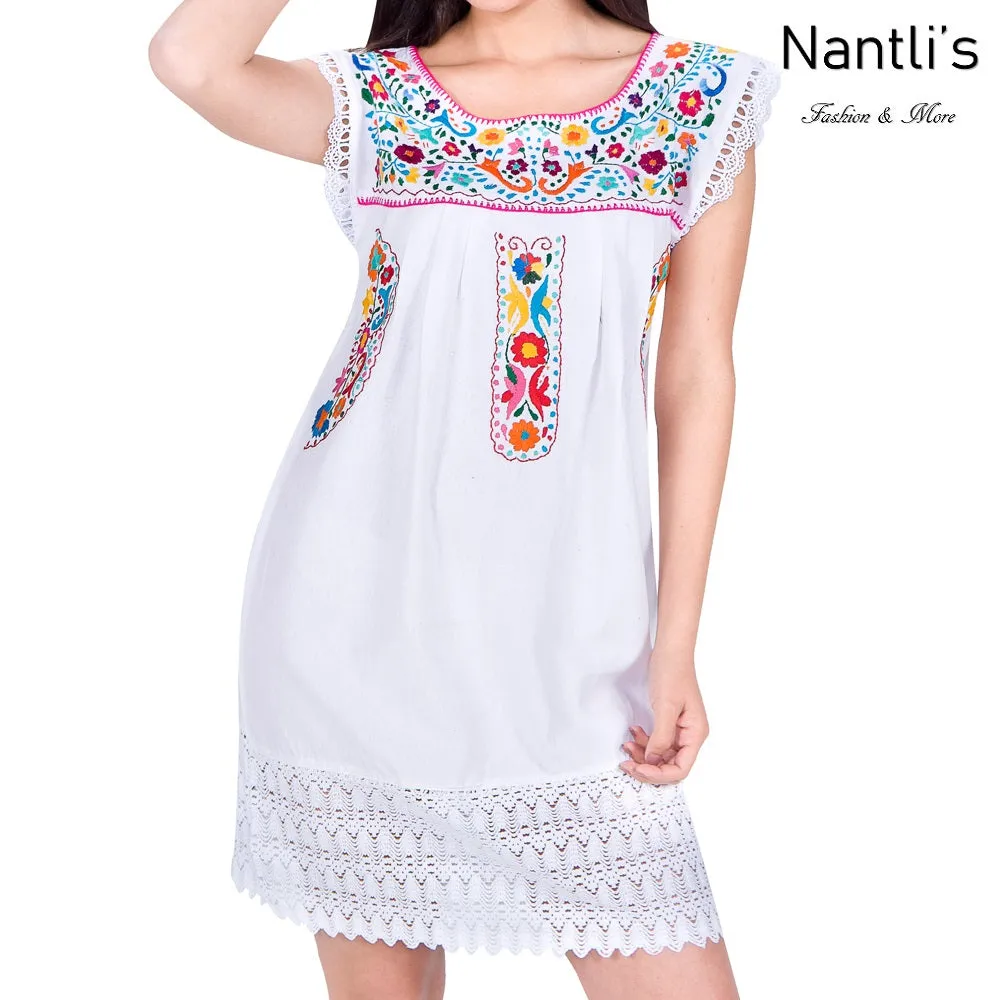 VESTIDO BORDADO TM77136 EMBROIDERED DRESS
