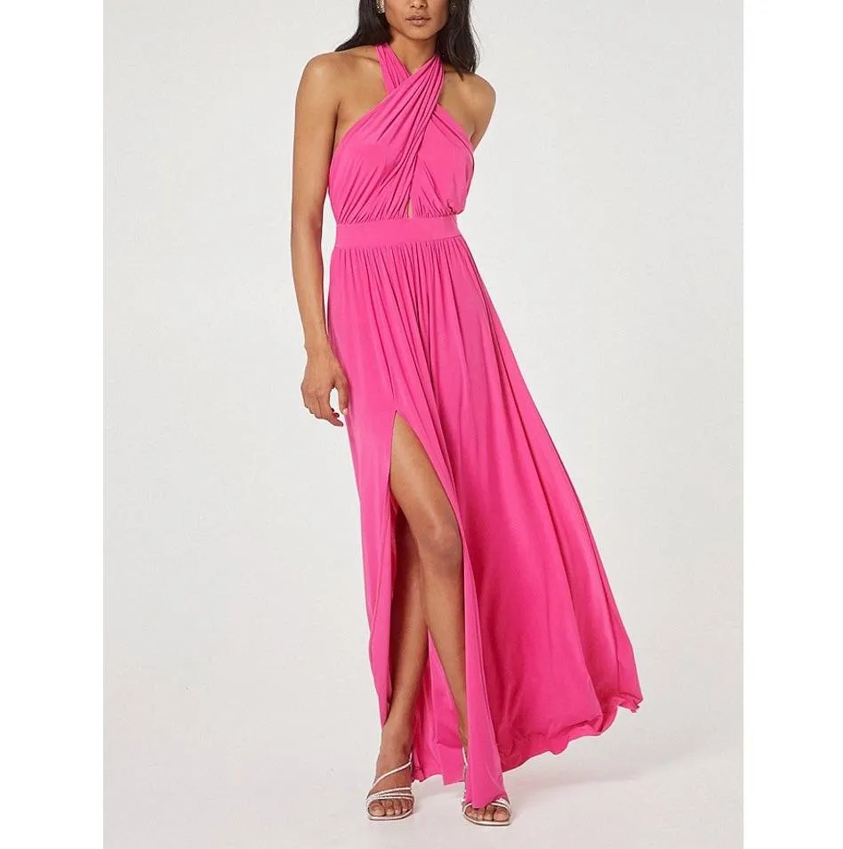 VESTIDO LARGO BSB 149111072 FUCSIA