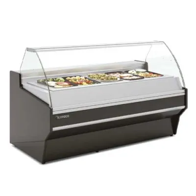 VITRINA CALIENTE CALOR SECO CUBETAS ENCASTRABLES CVE1015CHE CORECO