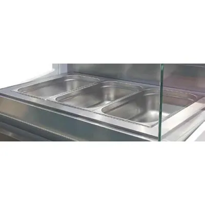 VITRINA CALIENTE CALOR SECO CUBETAS ENCASTRABLES CVE1015CHE CORECO