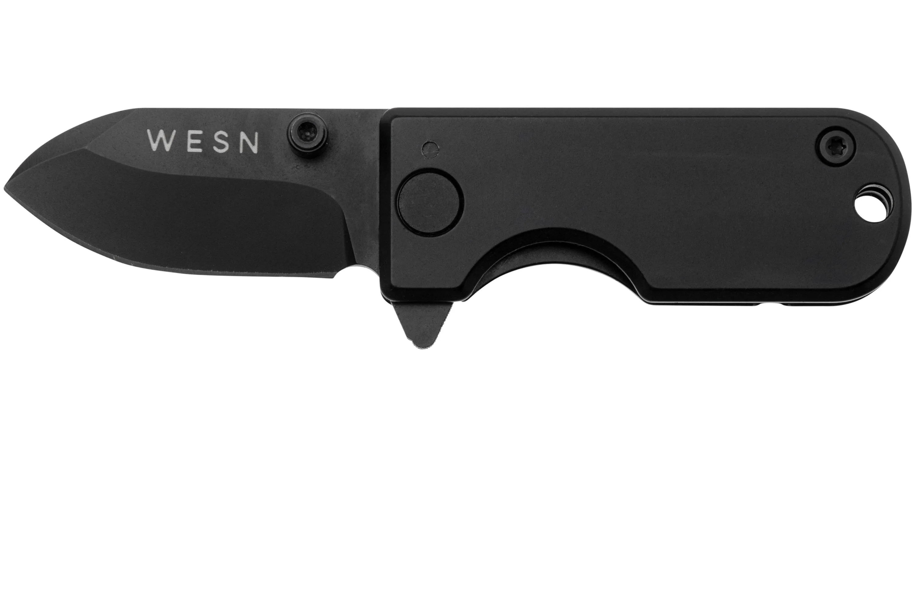 WESN MICROBLADE BLACKED OUT SN012, D2, TITANIUM, NAVAJA