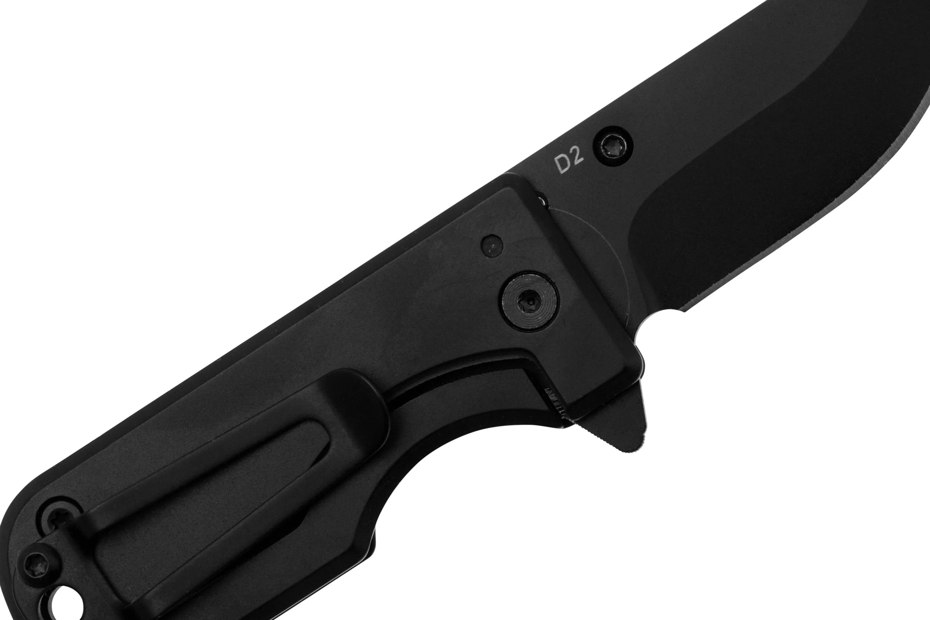 WESN MICROBLADE BLACKED OUT SN012, D2, TITANIUM, NAVAJA