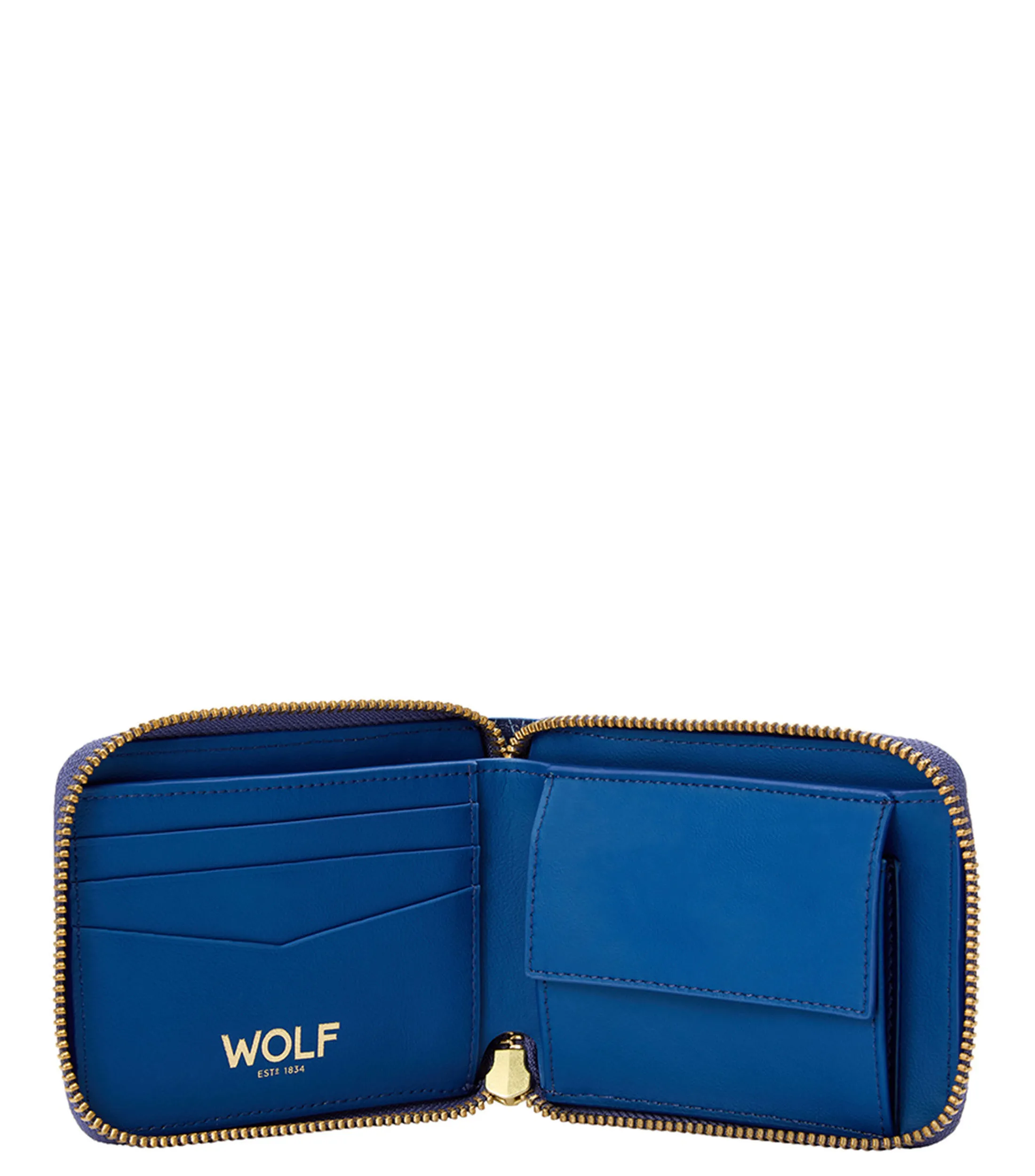Wolf Cartera Bifold azul Hombre