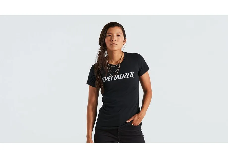 WORDMARK TEE SS WMN BLK S