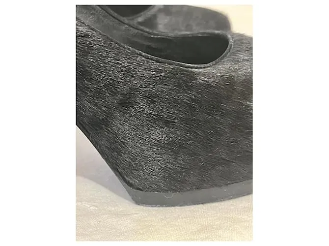 Yves Saint Laurent Bombas YSL TripToo Negro Gris antracita 