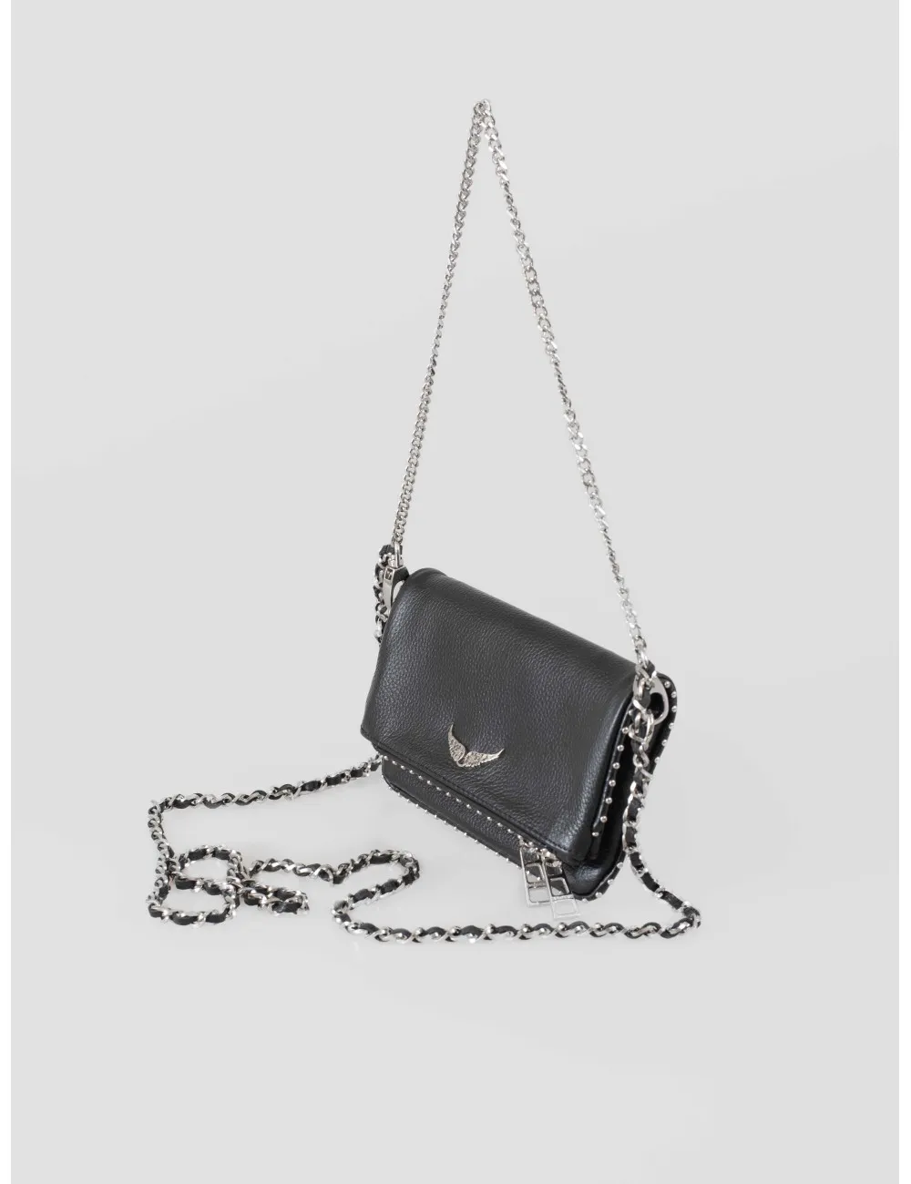 ZADIG&VOLTAIRE BOLSO DE MANO ROCK NANO STUDS
