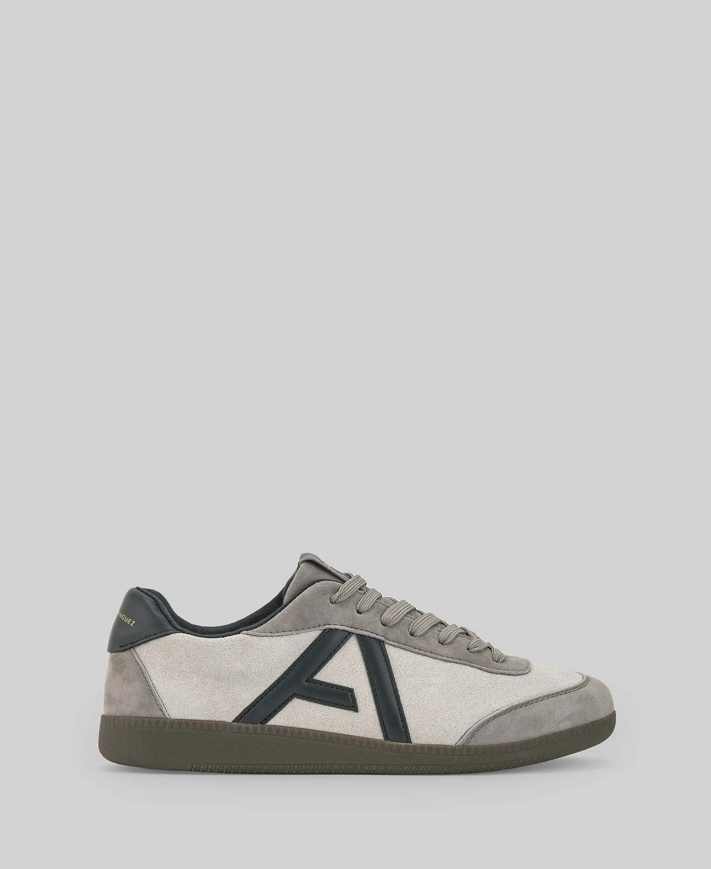 Zapatilla ante maxi logo hombre