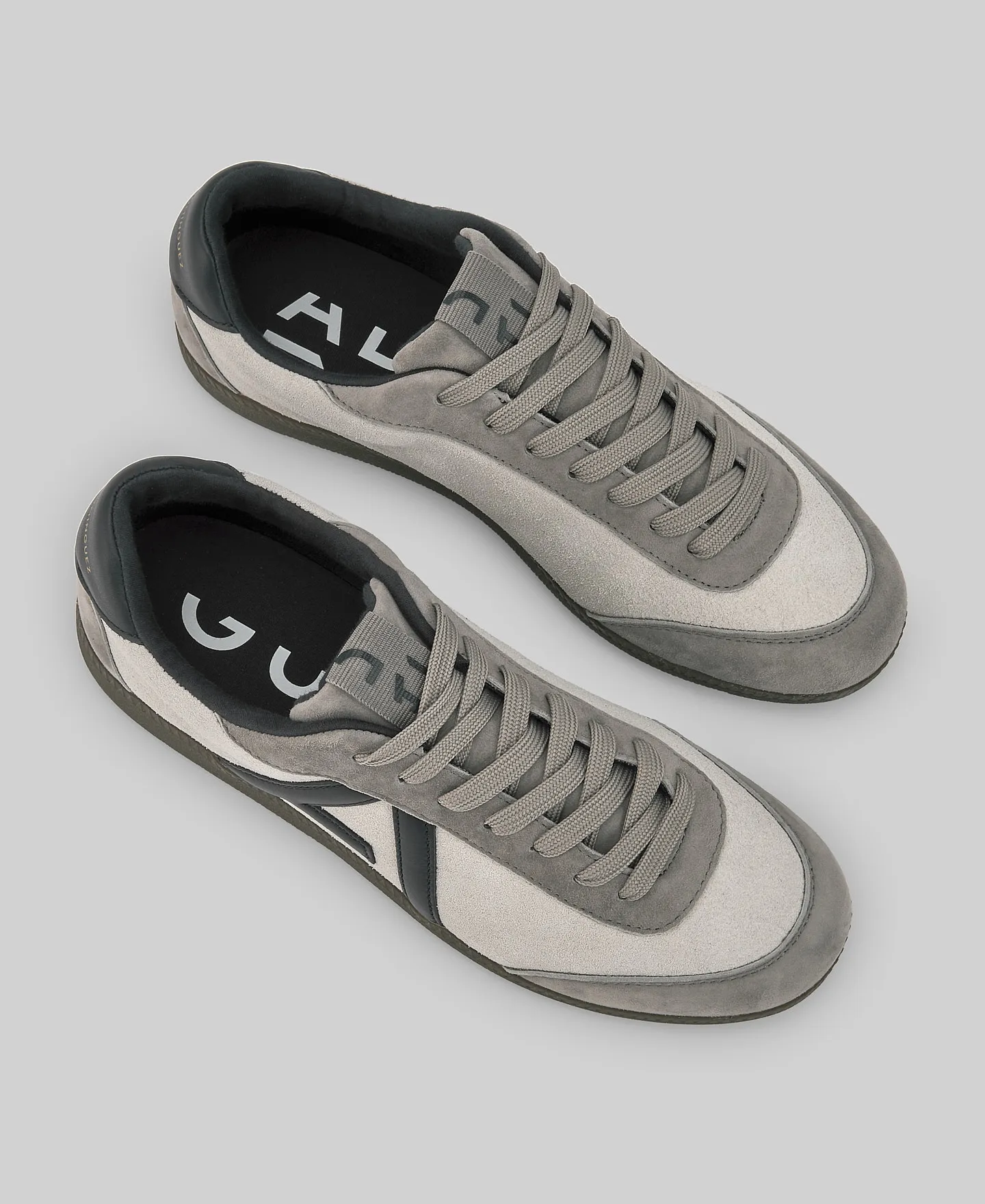 Zapatilla ante maxi logo hombre