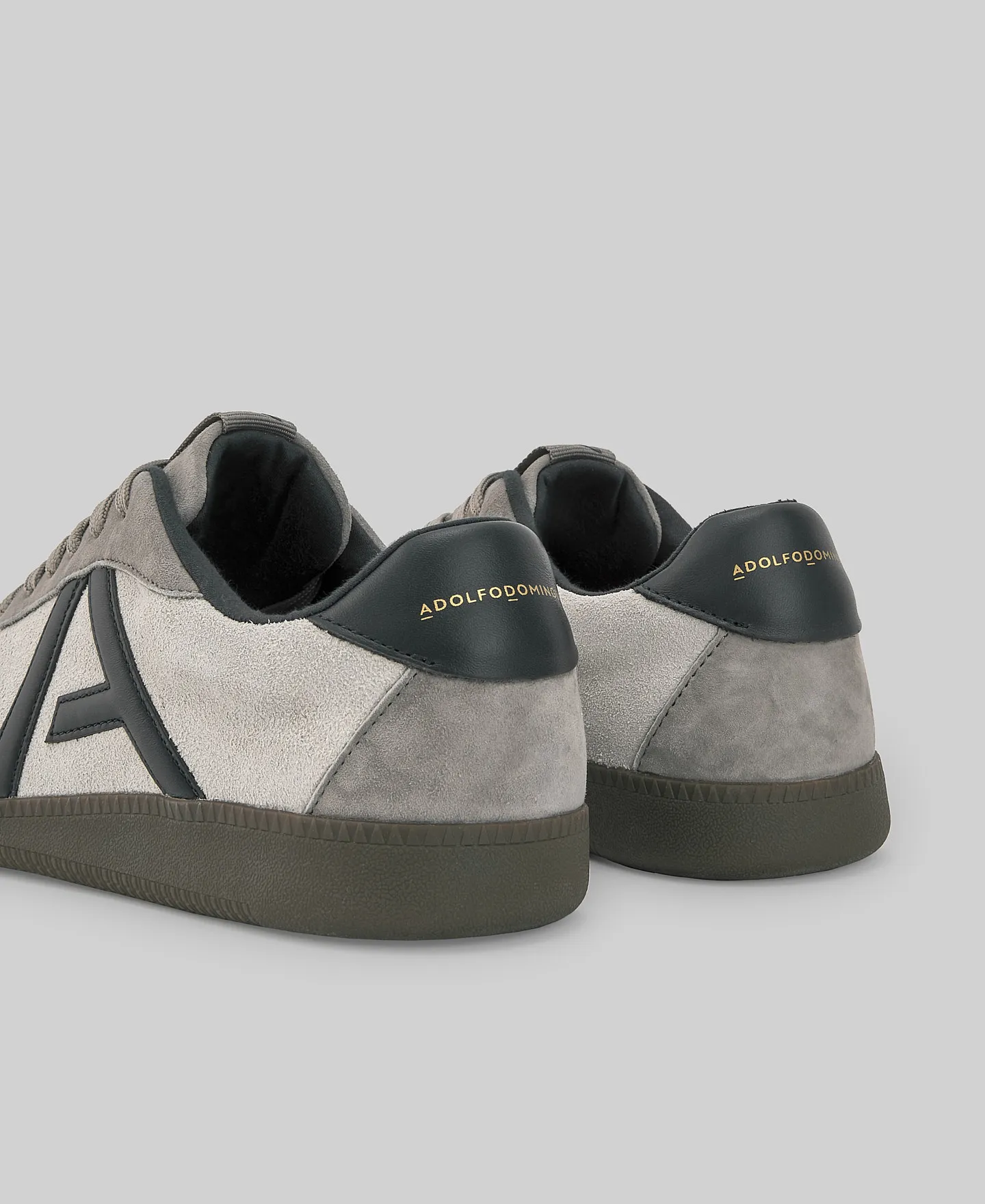 Zapatilla ante maxi logo hombre