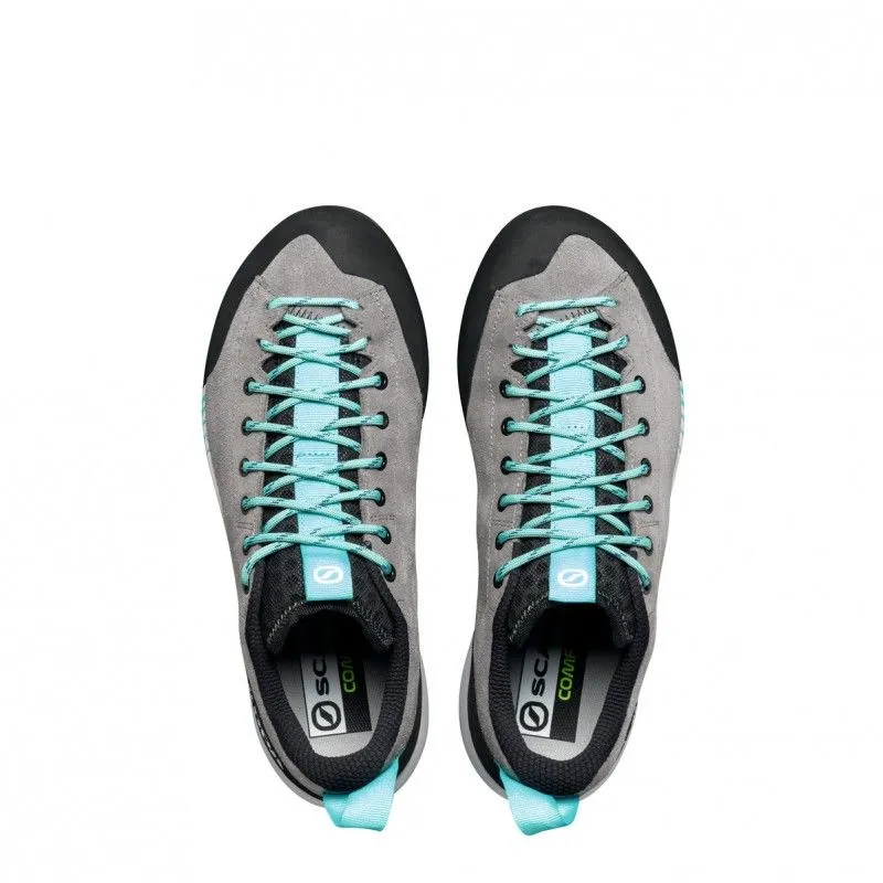 Zapatilla de aproximación Scarpa Gecko wmn (Midgray Aqua) Mujer