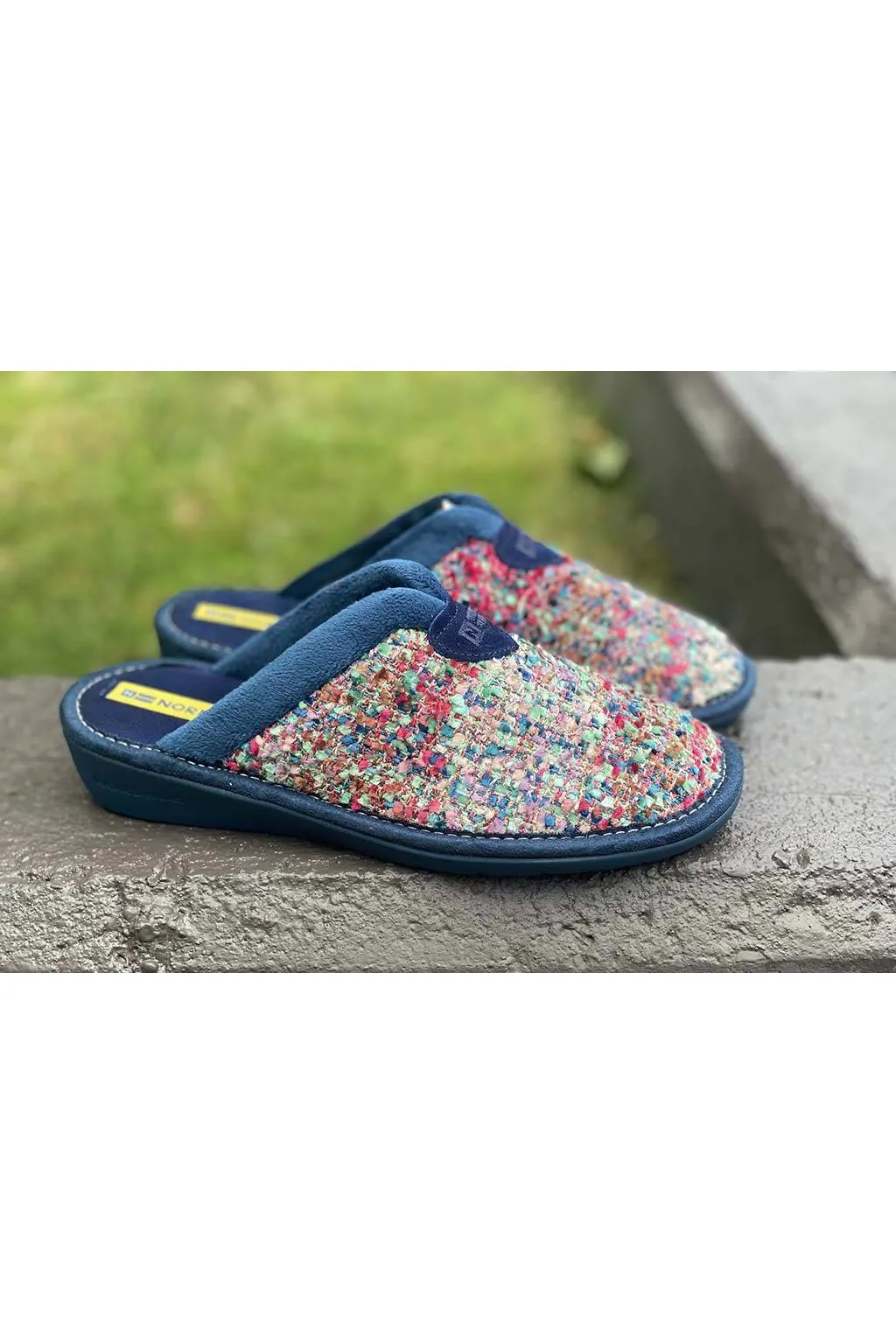 Zapatilla de Casa Mujer Nordikas 2156/8 Aviñon Zafiro