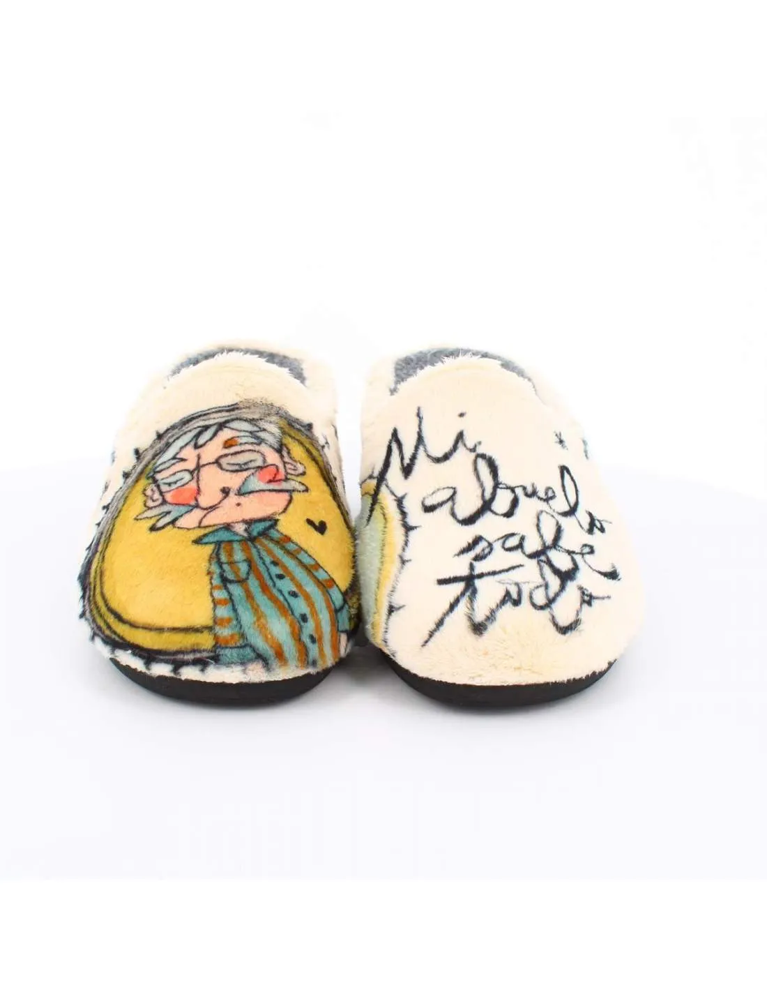Zapatilla de Casa "Mi abuelo sabe todo" Everest Beig