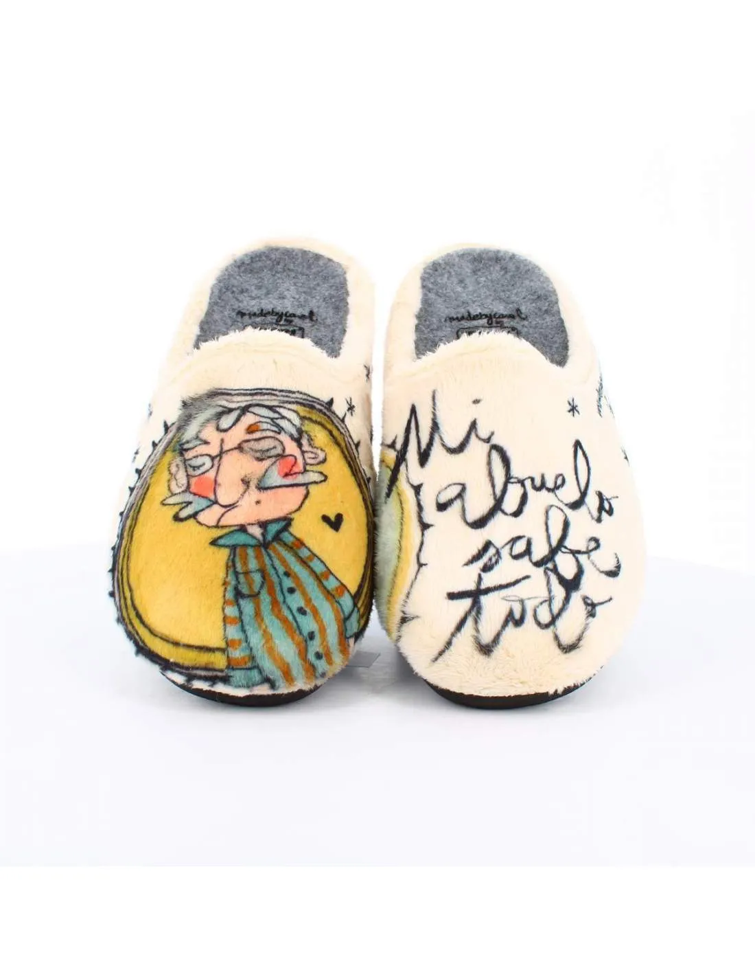 Zapatilla de Casa "Mi abuelo sabe todo" Everest Beig