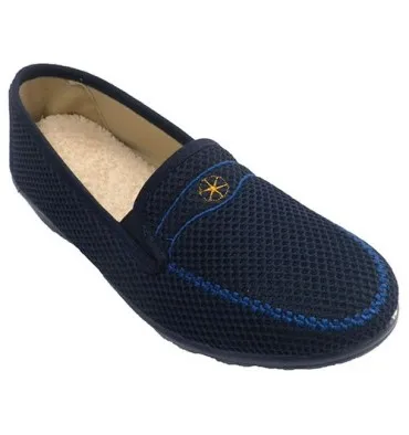 Zapatilla mujer gomas laterales Nevada en azul marino