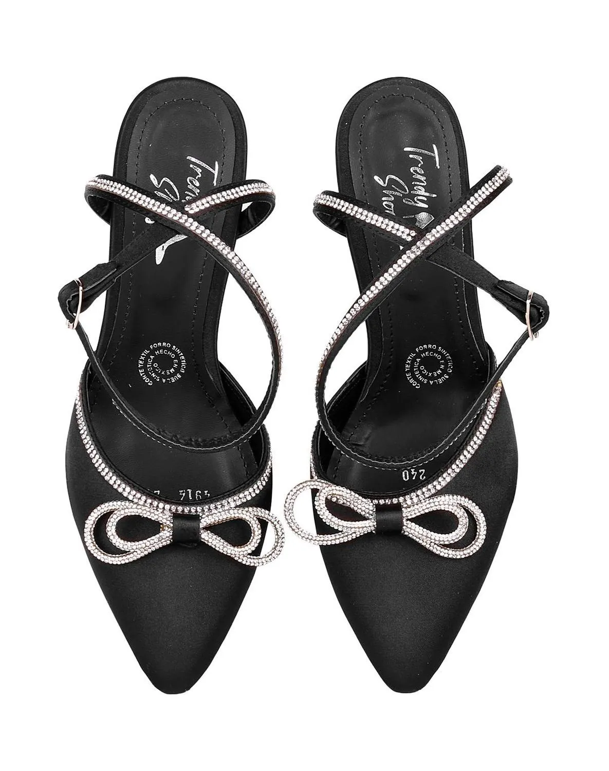 Zapatilla Mujer Negro Trendy Shoes 24504100