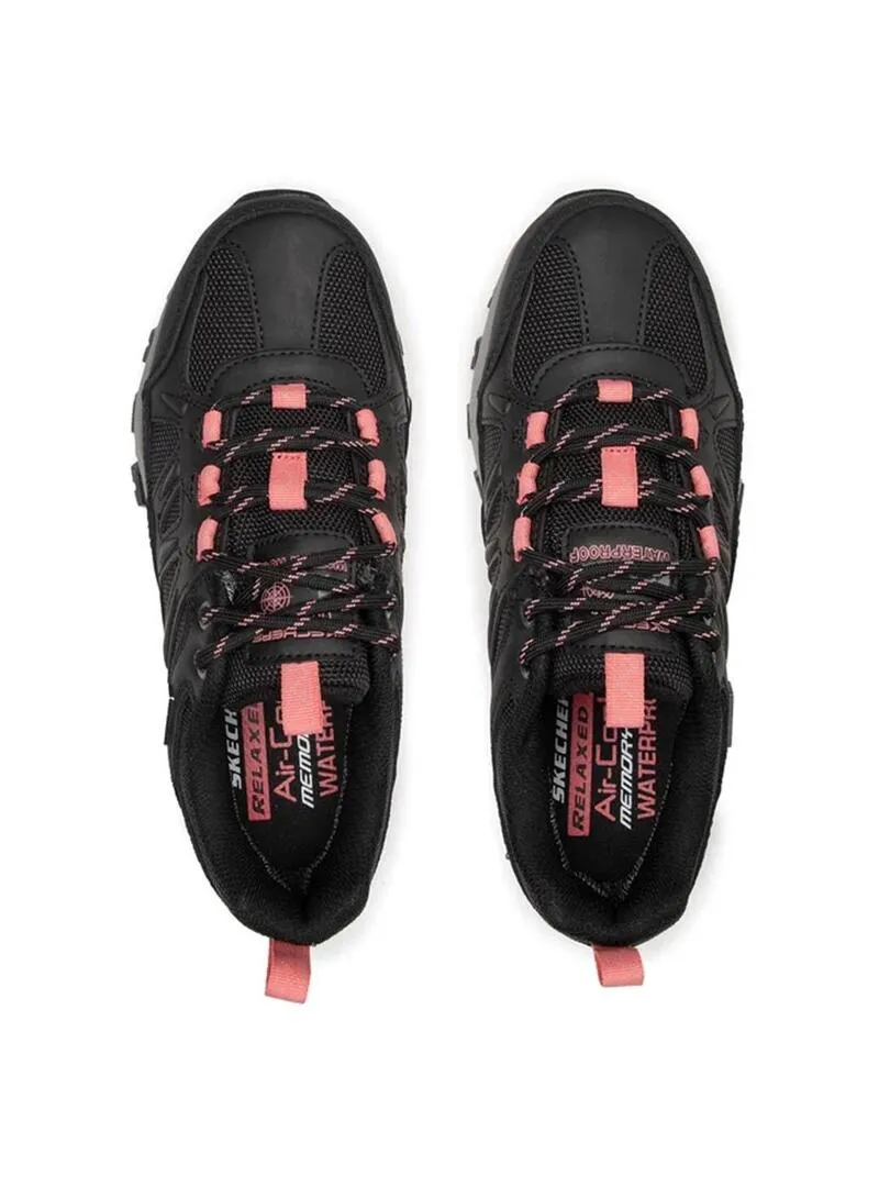 ZAPATILLA MUJER SKECHERS SELMENWE NEGRO/ROSA