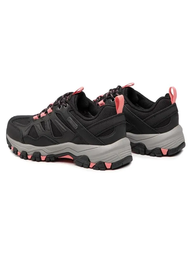 ZAPATILLA MUJER SKECHERS SELMENWE NEGRO/ROSA