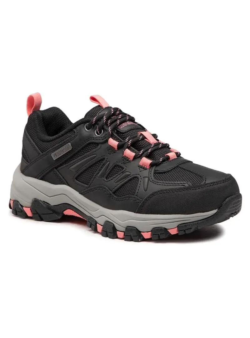 ZAPATILLA MUJER SKECHERS SELMENWE NEGRO/ROSA