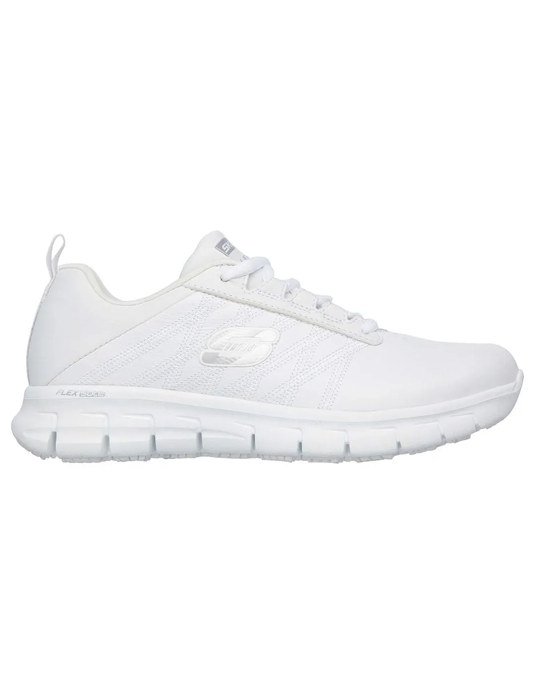 Zapatilla Mujer Skechers Sure Track Blanco