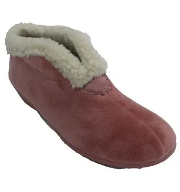 Zapatilla mujer tipo bota tobillera Nevada en salmón