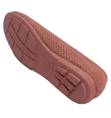 Zapatilla mujer tipo manoletinas calada simulando ante Alberola en rosa