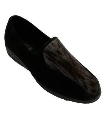 Zapatilla mujer tipo zapato estampado jaspeado Doctor Cutillas en marrón