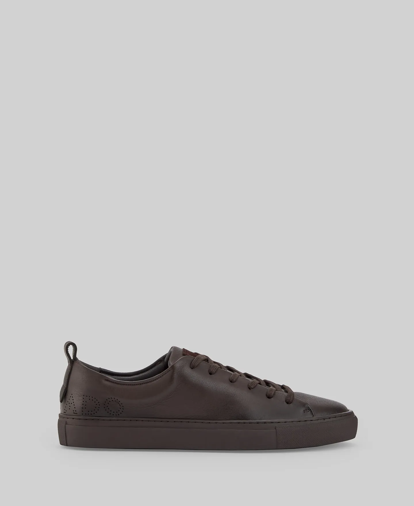 Zapatilla piel responsable marrón hombre