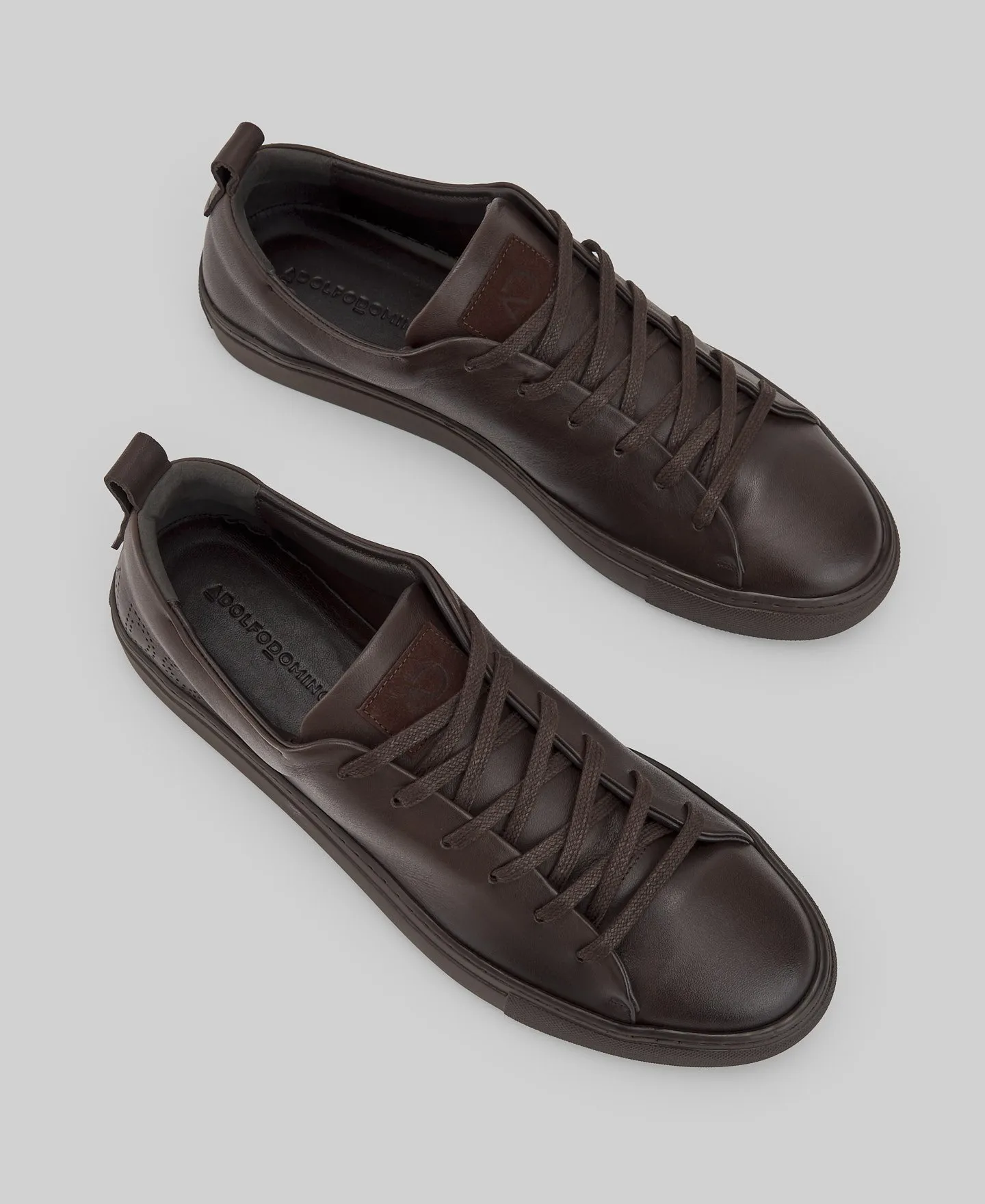 Zapatilla piel responsable marrón hombre