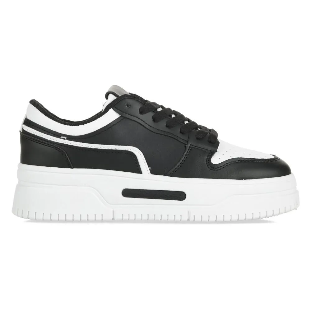 Zapatilla Urbana Mujer Sormani Negro/Blanco