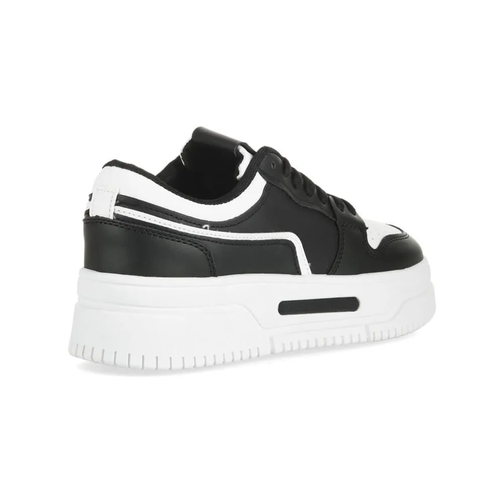 Zapatilla Urbana Mujer Sormani Negro/Blanco