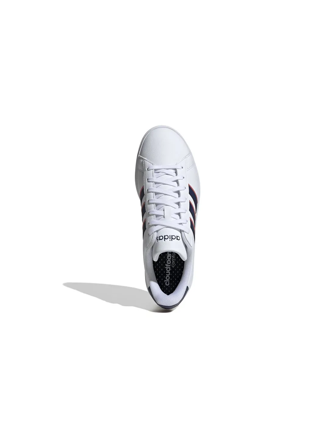 Zapatillas adidas Grand Court Cloudfoam Comfort Hombre Blanco