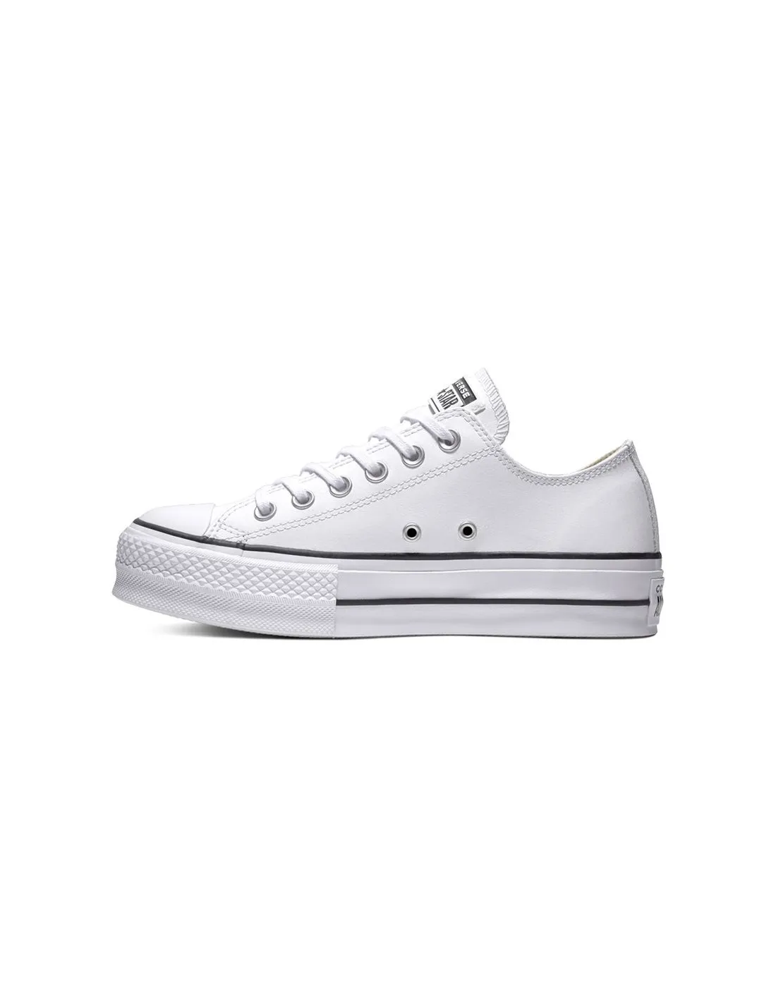 Zapatillas Converse Chuck Taylor All Star Platform Clean Leather Low Top White