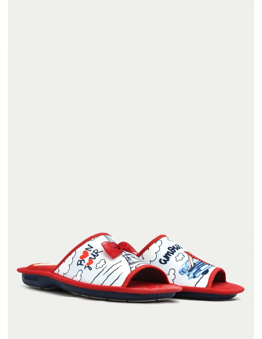 ZAPATILLAS DE CASA BIORELAX 4067 ROJO 