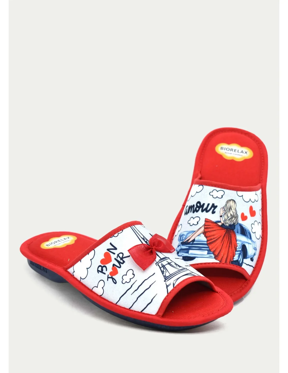 ZAPATILLAS DE CASA BIORELAX 4067 ROJO 