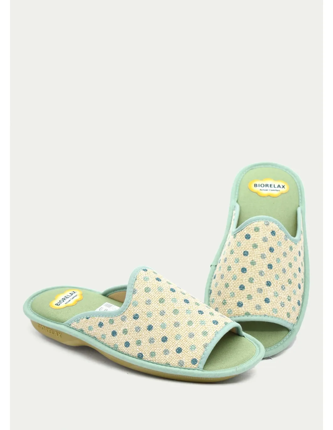 ZAPATILLAS DE CASA BIORELAX 4082 CELESTE 
